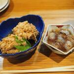 卓 - 真子煮付け、ナマコその１