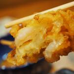 卓 - 小エビと新玉ねぎのかきあげその４