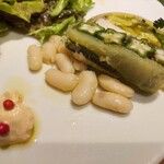 (La Fabbrica Della Pasta) Quel - 野菜のテリーヌの下にお豆が隠れています