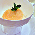 ビストロ ヴァンルージュ - お口直しのシャーベット