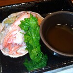 お料理なかき - 蟹と菜花