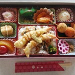 三丹 - 料理写真:えび天弁当
