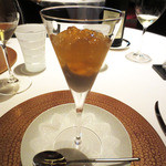 レストラン ラ フィネス - 前菜　くみ上げ湯葉とジュレ