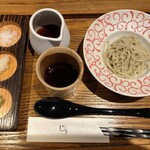 Jiki - 唎蕎麦5種食べ比べスタート