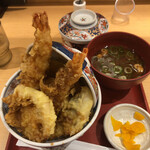 天麩羅 えびのや - 上天丼    1210円