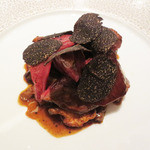 ラカン産仔鳩の丸ごとローストとそのブーダンノワール