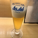 スシダイニング ほしの - グラスビール