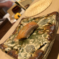 鮨　いの - サクラマスのヅケ初めて食べたけど美味しい。マンオブザマッチ