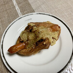 パンやきどころ RIKI - 白ネギとチョリソーのデニッシュ ¥380