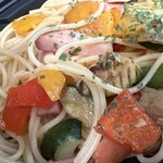 Niwa cafe - 彩り野菜とベーコンのペペロンチーノ