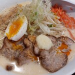 まいにちラーメン - 調味料をどばっ