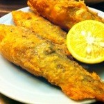 大衆料理　川治 - 鮎の唐揚げ