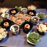 八寸庵 花子 - 小鉢５種(４人前)