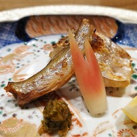 日本料理 とくを - 本ししゃも 若狭ぐじ 酢取茗荷