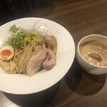 串焼 鶏白湯 極み鶏 - 濃厚鴨白湯醤油つけ麺