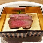 日本料理 とくを - 鹿児島県産和牛ヒレ肉の炭火焼き