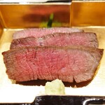 日本料理 とくを - 鹿児島県産和牛ヒレ肉の炭火焼き