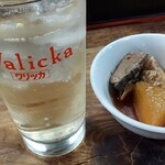 まこちゃん - お通しと焼酎ハイボール
