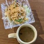 タンドリーキッチン - サラダとスープ