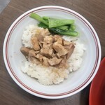 中華そば 麦笑 本所吾妻橋店 - 「台湾ルーロー飯」(300円)
