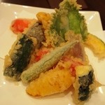 奥藤本店 - 夏野菜の天ぷら