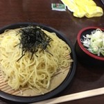 旭川らーめん かかし - ざるラーメン 600円 (麺1.5倍)