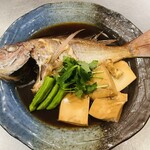 Boiled seasonal fish