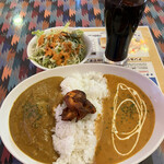 CURRY KING - ダブルカレーライスセット900えん