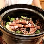 馬車道 大かわ - 山菜とホタルイカ