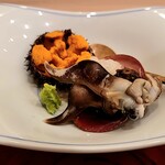 馬車道 大かわ - バフンウニと鳥貝