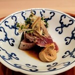 馬車道 大かわ - カツオ（ごまだれ）