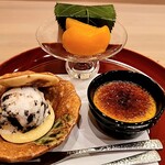 馬車道 大かわ - 甘味三種