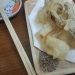 もつやき ばん - エリンギ天♪