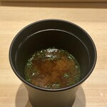 麻布十番 鮨とも - 味噌汁