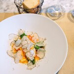 La Brianza - アスパラガスがご馳走に大変身✩*☆ この日はグリーンのホワイトのお皿がそれぞれいただいたアスパラガススペシャルなコースでしたね(*^^*)