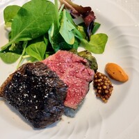 La Brianza - 鹿児島県産A5サカエヤ手当て熟成黒毛和牛炭火焼き。ずっとお世話になっていたOさんが異動のため六本木本店では最後の火入れとなった日感謝☆美味しかった〜!!でも寂しい……けど異動先でのご活躍も応援したい☆