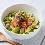 Cafe Junxion - マグロサーモンアボポキ丼