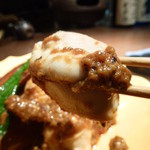 龢 - 【H25.7.10】オマール海老と夏ふぐの白子焼き・西京みそのアメリケーヌ。