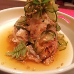 龢 - 【H25.7.10】鱧と胡瓜の土佐酢和え。