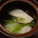 京懐石 吉泉 - 山口県産早松茸と鱧の土瓶蒸し
