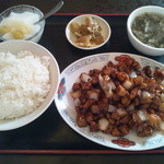 香蘭 - 鶏肉の味噌炒めランチ