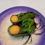 回転寿司すノ家 - うずらメカブ