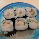 回転寿司すノ家 - サバシソ巻