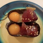 回転寿司すノ家 - マグロユッケ