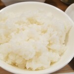 キッチン ブルー グローブ - ご飯大盛りのアップ