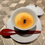 名駅 鉄板焼き 森本Ｘ Premium - 茶碗蒸しのキャビアのせ