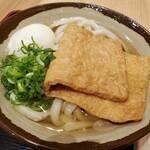 本場さぬきうどん めりけんや - きつねうどん＆温泉玉子