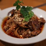 天府舫 - 牛タンハチノス辛み和え