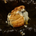 京懐石 吉泉 - 昆布に包まれた鰻の蒸し寿司