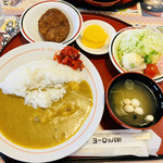 Tsuruga Yoroppa Ken - パリ丼の味ミンチカツ
      大カレーセット(カレー＋大盛り ごはんのみ＋セット)